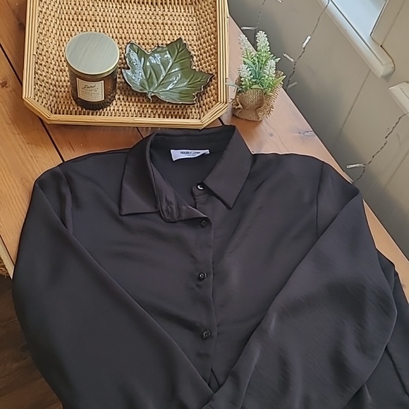 Double Zero Tops - Black Blouse WORN ONCE!